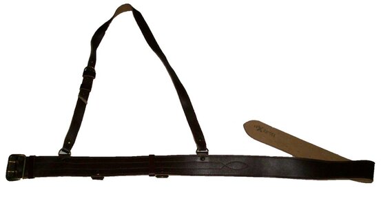 Opasok ČSLA "Dohoda" kožený zánovný