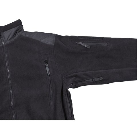 Bunda fleece "HEAVY STRIKE" čierna Bunda fleece "HEAVY STRIKE" čierna