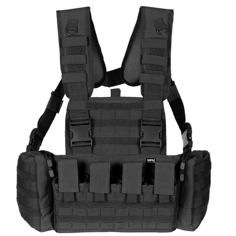 Vestă tactică Chest Rig Mission neagră
