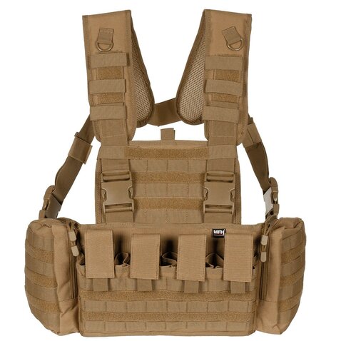 Vestă tactică Chest Rig Mission coyote