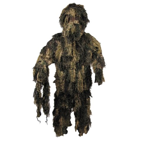 Costum de camuflaj Ghillie 4 piese wood