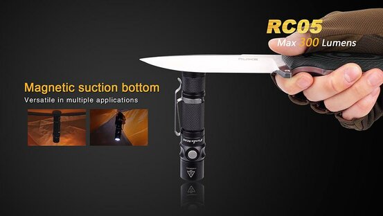 Taktická baterka Fenix RC05 nabíjateľná