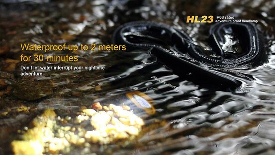 Čelovka Fenix HL23 oranžovo-čierna (150lm)