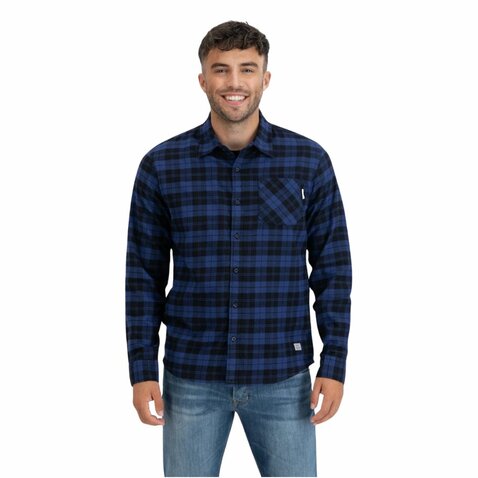 Flanelová košeľa Vintage Industries Riley Royal Ch