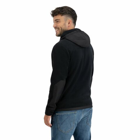 Flísová mikina Vintage Industries Vitor čierna