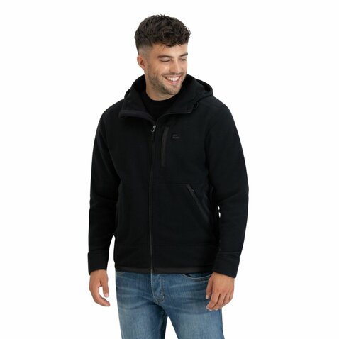 Flísová mikina Vintage Industries Vitor čierna