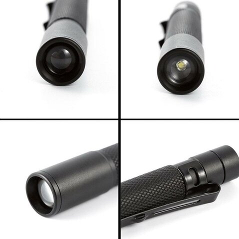 Taktické svietidlo "Pen Torch" ZOOM LED XPE