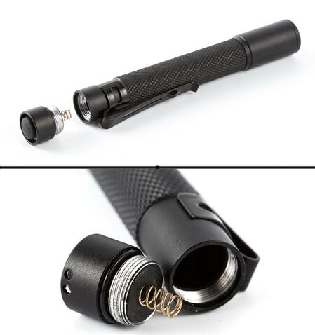 Taktické svietidlo "Pen Torch" ZOOM LED XPE