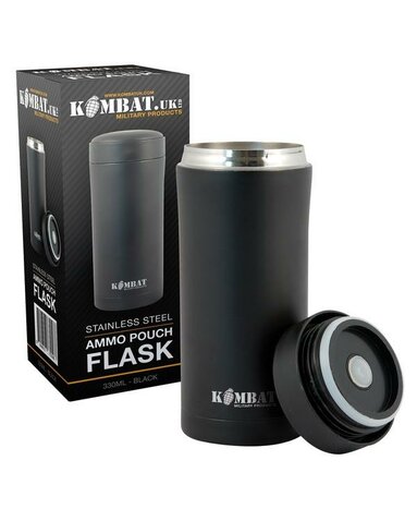 Sticlă de apă din aluminiu Kombat UK neagră