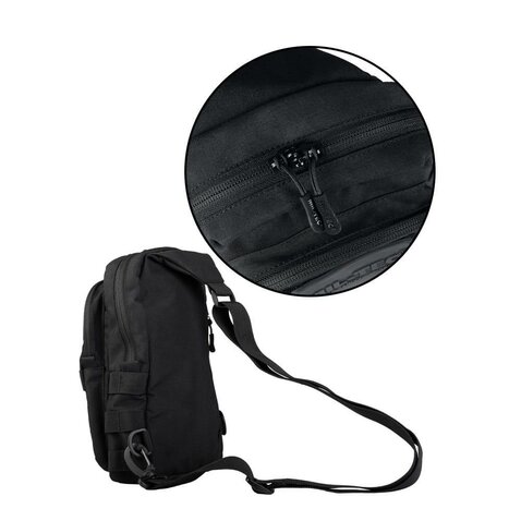 Ruksak cez rameno Crossbody čierny