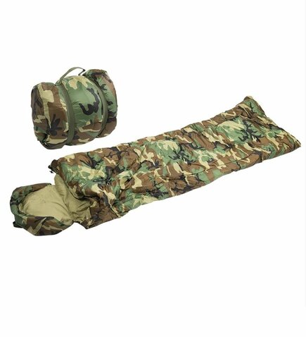 Sac de dormit Mil-Tec PILOT woodland