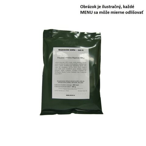 Vojenská potravinová dávka MRE ARPOL VJ