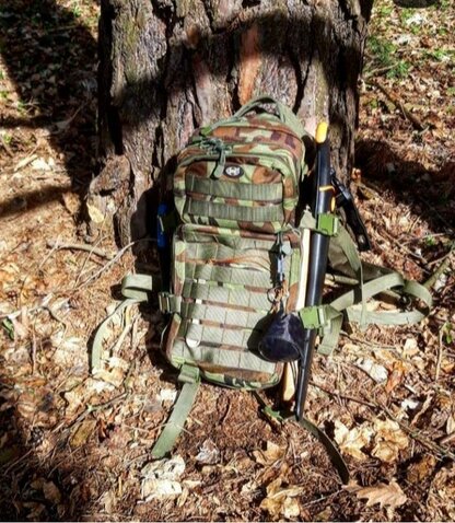 Ruksak assault I woodland