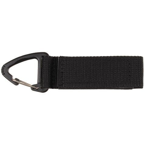 Buclă MOLLE pentru curea, cu cataramă – neagră