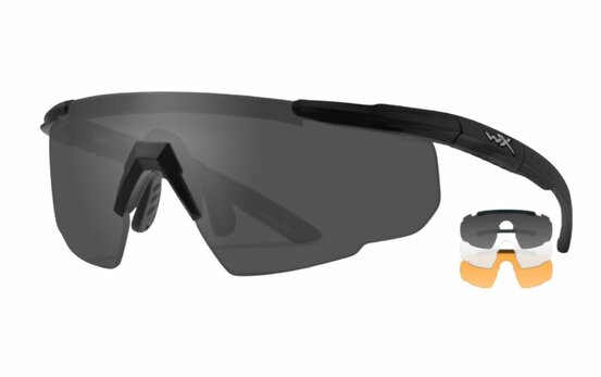 Ochelari tactici WileyX Saber Advanced Black smoke/clear/rust Ochelari tactici WileyX Saber Advanced Black smoke/clear/rust
