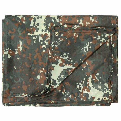 Foaie de cort multifuncțională 400×500 cm flecktarn