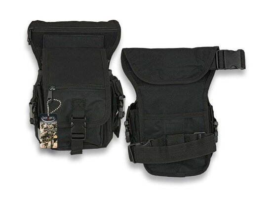 Buzunar pentru coapsă Barbaric Fanny Pack negru