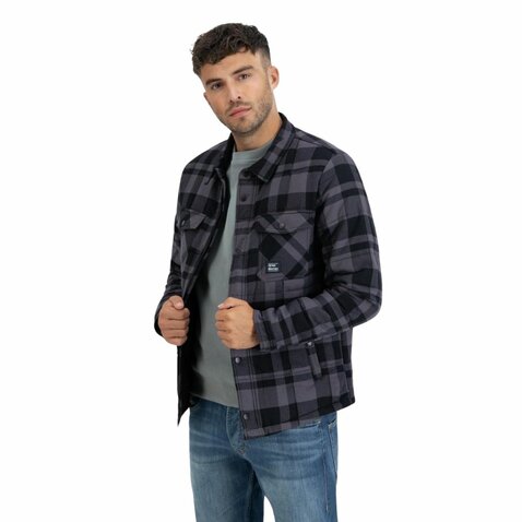 Bunda Vintage Industries s výplňou grey check