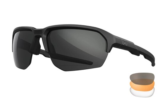 Ochelari de soare WileyX Jakl Grey-Clear-Light Rust/Matte Black