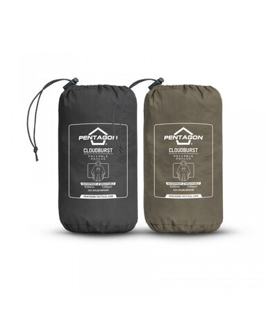 Pončo Pentagon Cloudburst čierne