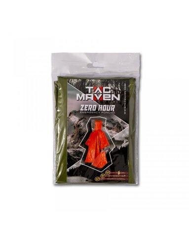 Pončo Zero Hour Emergency orange