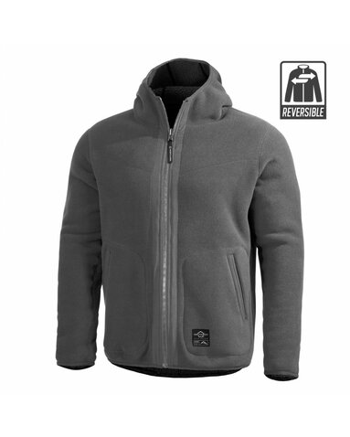 Bunda Pentagon Ianos 2v1 Sherpa fleece čierna / wo
