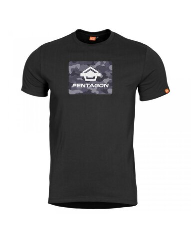 Tricou Pentagon Ageron Spot Camo negru
