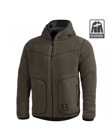 Geacă Ianos 2-în-1 Sherpa Fleece RAL7013 / negru