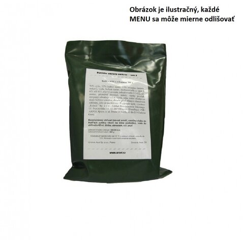 Vojenská potravinová dávka MRE ARPOL ROP