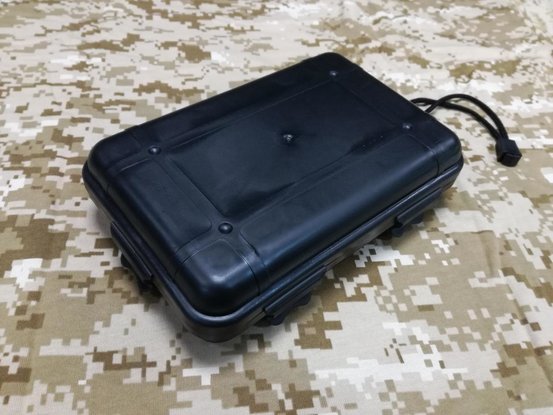 Box "utility" s penovou výplňou čierny (Albainox)