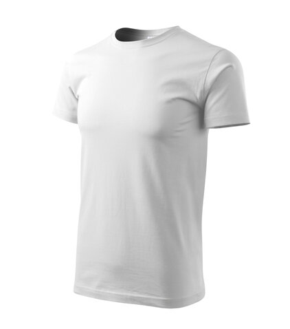 Tricou Heavy New Cotton alb