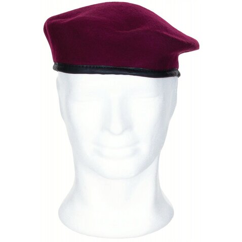 Beretă militară FR bordo 100% lână