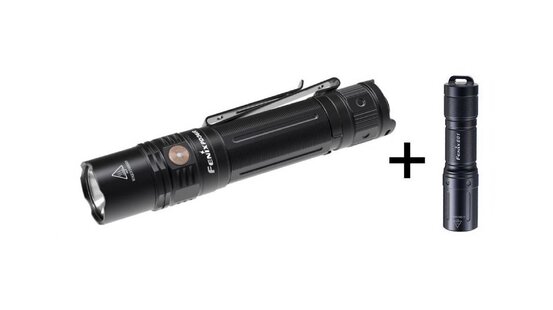 Taktická baterka Fenix PD36R (1600lm) + E01 V2.0