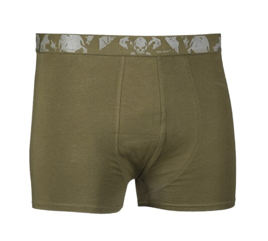 Boxeri Mil-tec Skulls olive 2x