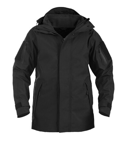 Geacă Mil-Tec cu căptușeală din fleece GEN II neagră