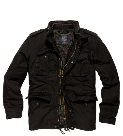 Bunda Vintage Industries Ground Parka čierna