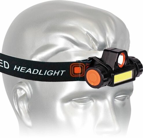 Čelovka Albainox nabíjateľná + magnet Čelovka Albainox nabíjateľná + magnet