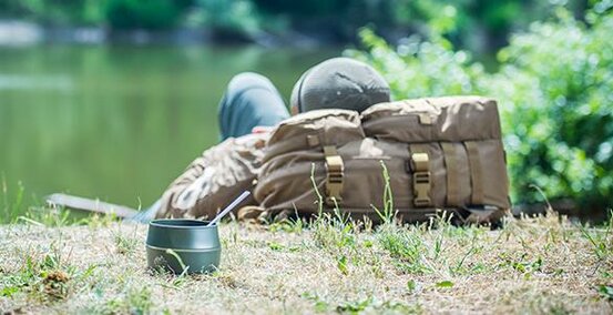 Pohárik skladací Helikon-Tex BIG olive (600ml)