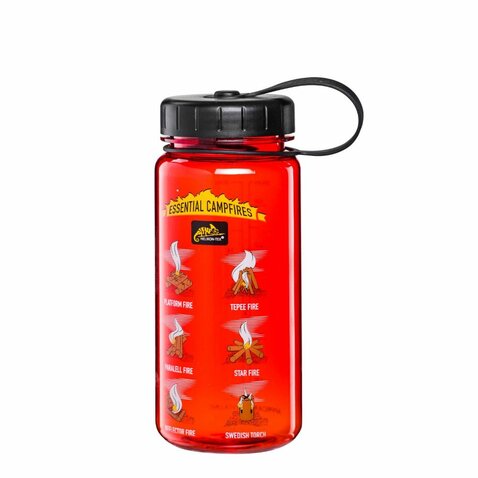Sticlă Helikon TRITAN™ BOTTLE Wide Mouth 550ml Red Fires