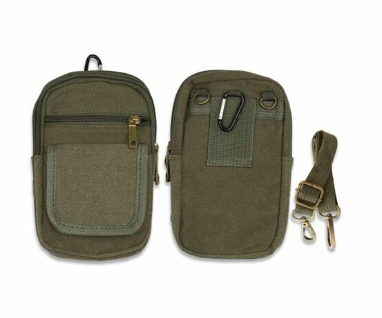 Borsetă utility canvas olive