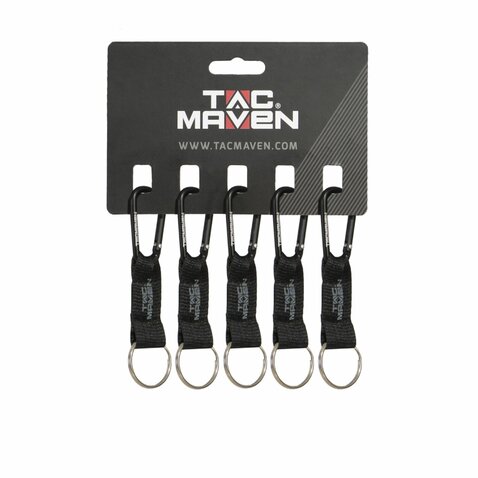 Clip outdoor tip carabină Tac Maven neagră 5mm