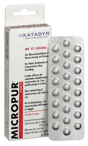 Katadyn Micropur Forte MF 1T 50 tabiet (dezinfekci
