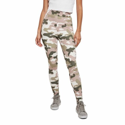 Maskáčové legíny Tech Urban Classic duskrose