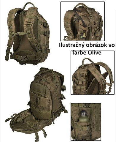 Ruksak Mission Laser 25l čierny