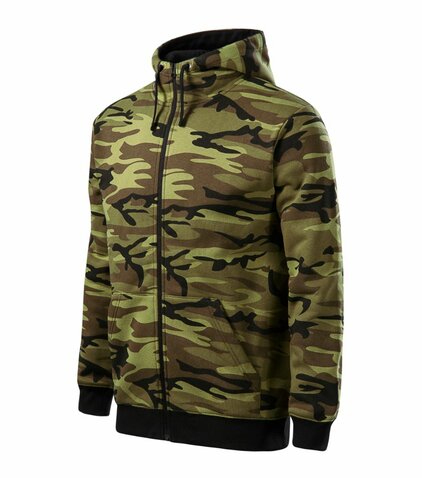 Hanorac Camo Zipper CZ green camo