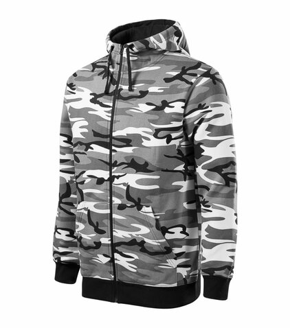 Hanorac Camo Zipper urban