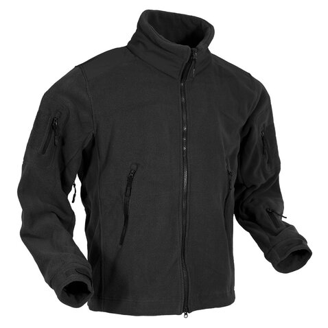 Geacă fleece Polar Hooper neagră