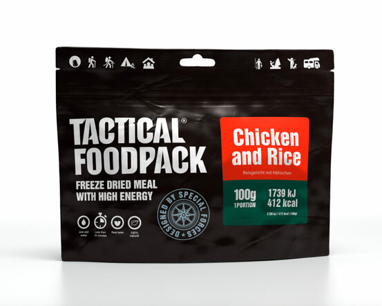 Tactical Foodpack® kura s ryžou Tactical Foodpack® kura s ryžou