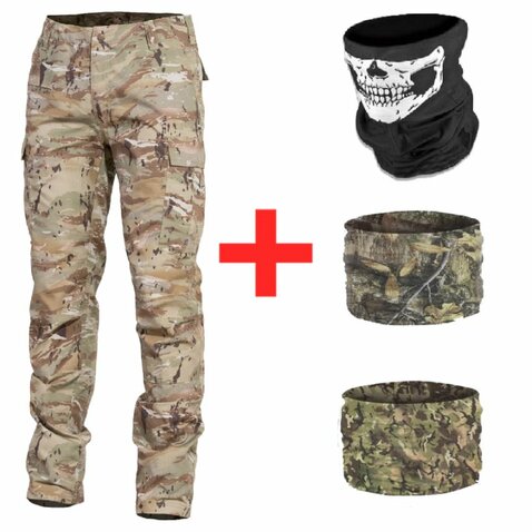 Pantaloni Pentagon BDU 2.0 pentacamo + 3x Eșarfă multifuncțională - Guler