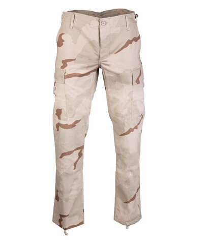Pantaloni BDU Slim-Fit 100% bumbac 3-culori desert S